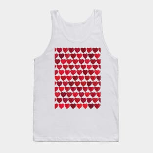 Roses heart pattern Tank Top